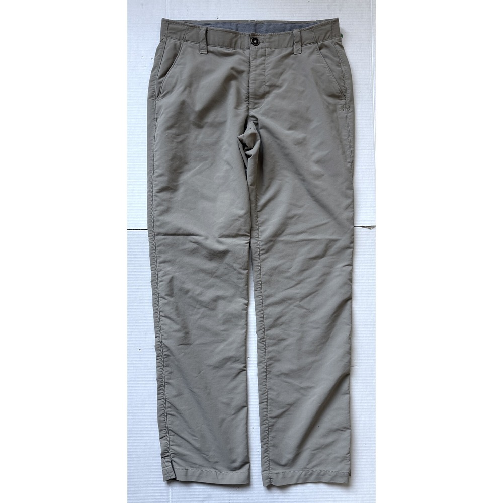 UNDER ARMOUR - Men's Beige Casual Chino Golf Pants - Size 34x34 - Picture 2 of 6